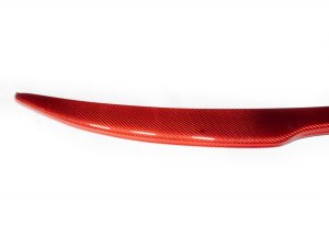 FIAT 500 Front Spoiler - Carbon Fiber - Red Candy